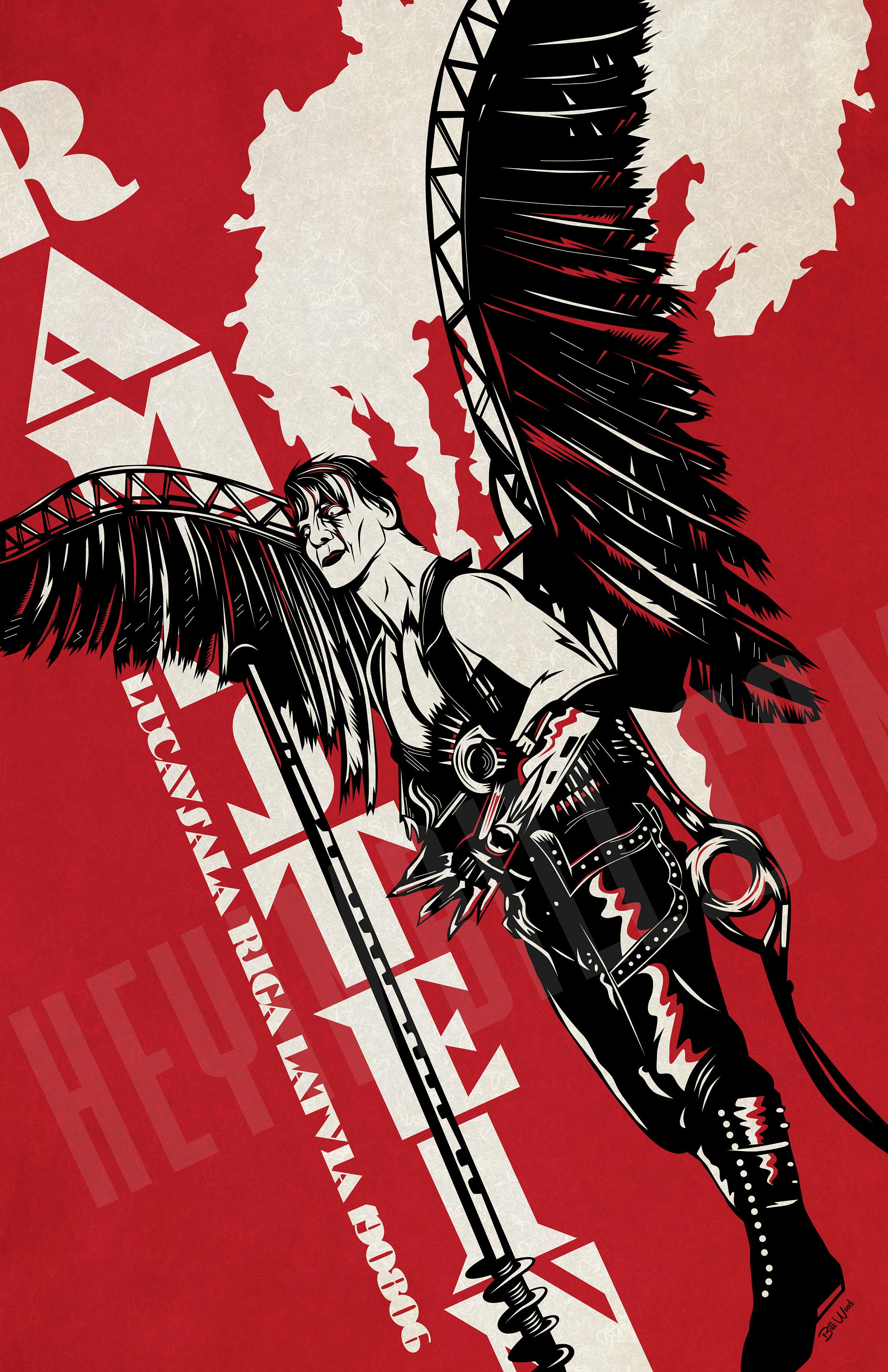 Rammstein Angel 11x17 Poster Print"