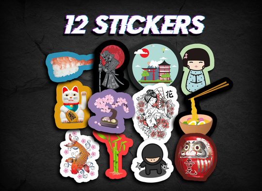 Japan Aesthetic 3 - Vinyl Sticker Pack