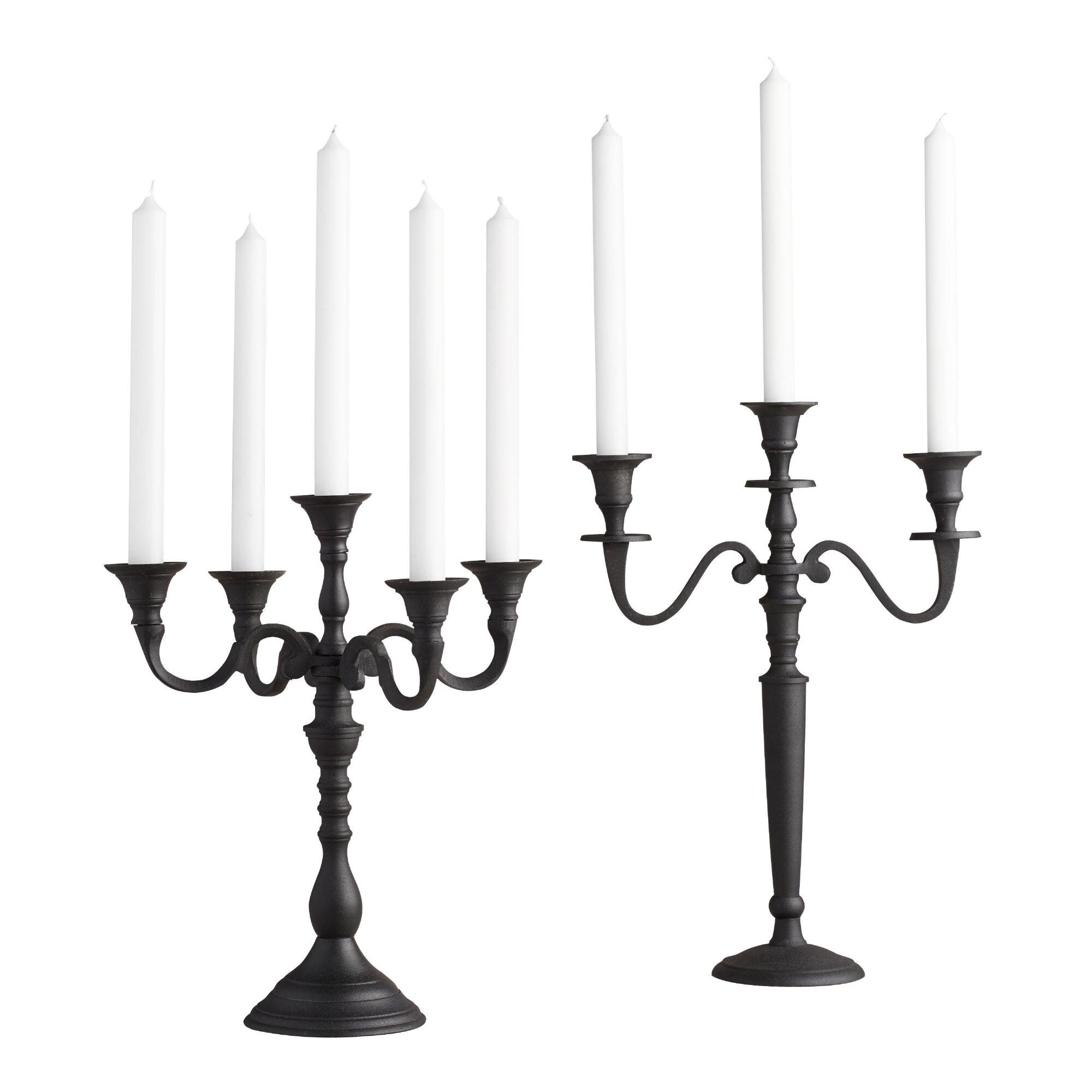 Black Metal Taper Candelabra by World Market