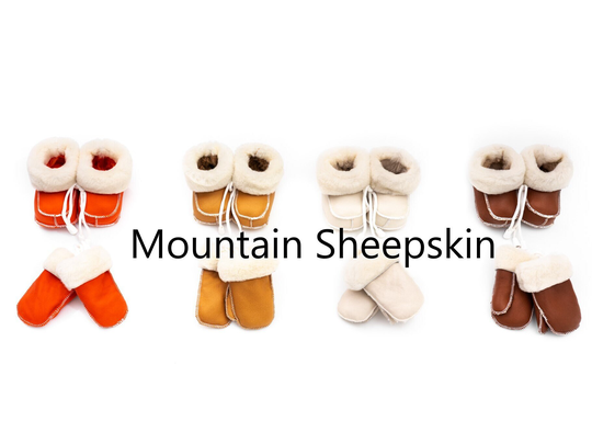 Baby Shoes 12cm, Natural Sheepskin Boots