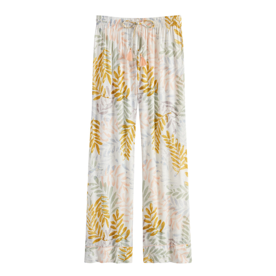 Watercolor Leaf Celeste Pajama Pants by World Market