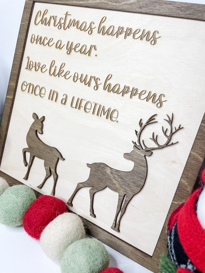 Christmas Gifts For Couples Husband Gifts Wife Rustic Decor Mantle