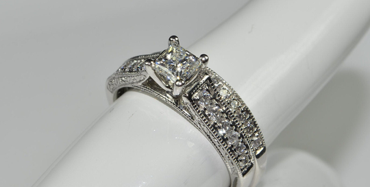 Designer Diamond Bridal Set in 14K Gold