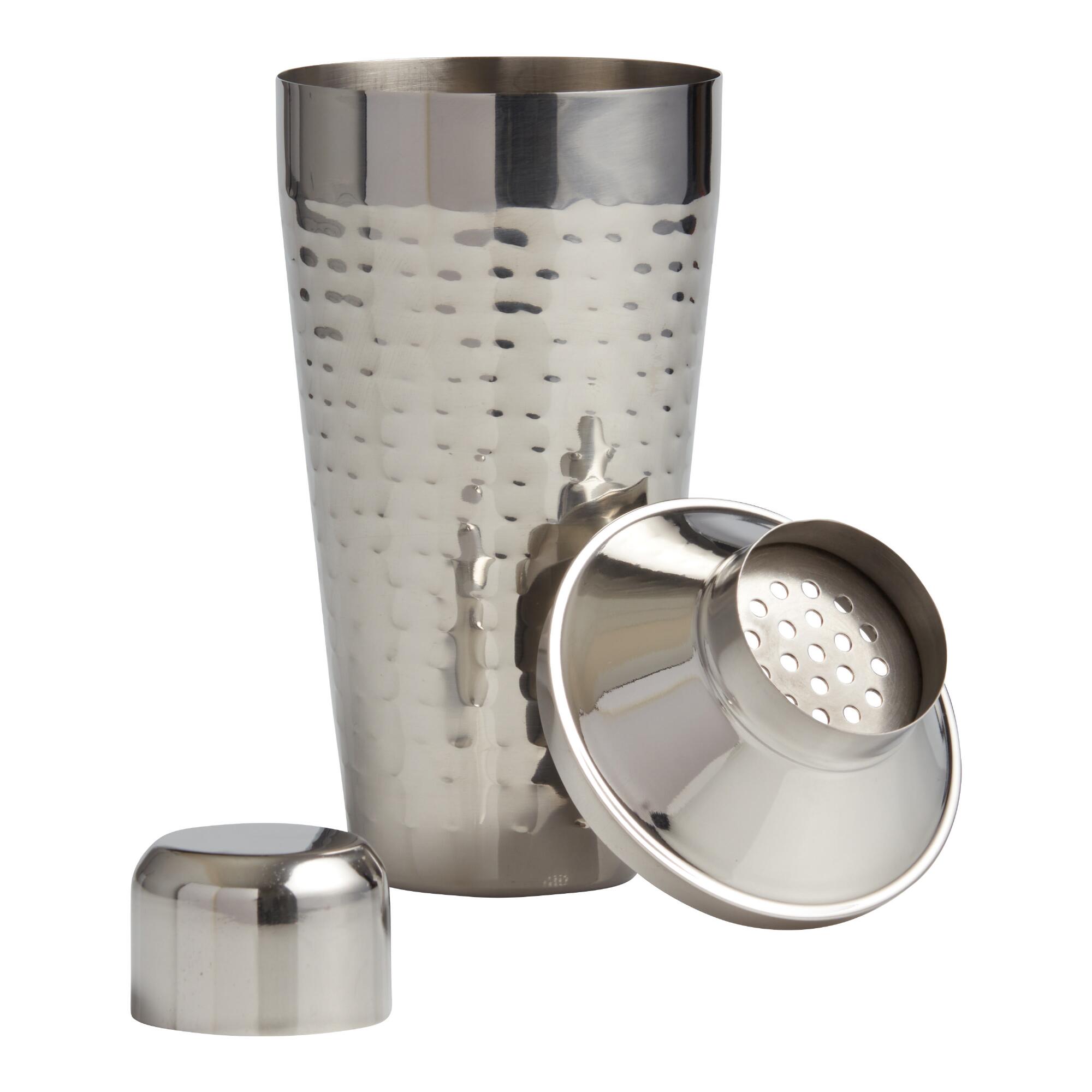 Hammered Stainless Steel Cocktail Shaker by World Market