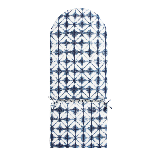Sunbrella Indigo Tile Adirondack Chair Cushion: Blue - Acrylic by World Market