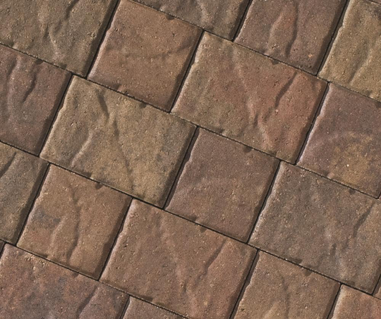 CastleLite Carriage Stone 11-in L x 8-in W x 2-in H Sonoma Blend Concrete Paver in Orange | Q070.112.911.E3