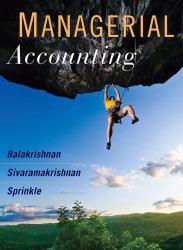 Managerial Accounting: Models for Decision-Making