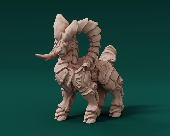 Ram Construct - Dnd Miniatures Dungeons & Dragons Pathfinder Rpg Tabletop