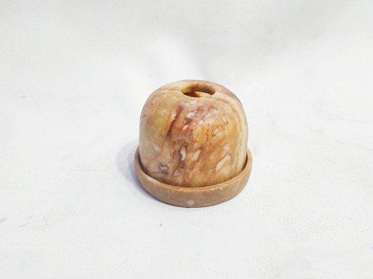 Alabaster Vase, Egyptian Alabaster Candle Holder, Alabaster, Made in Egypt