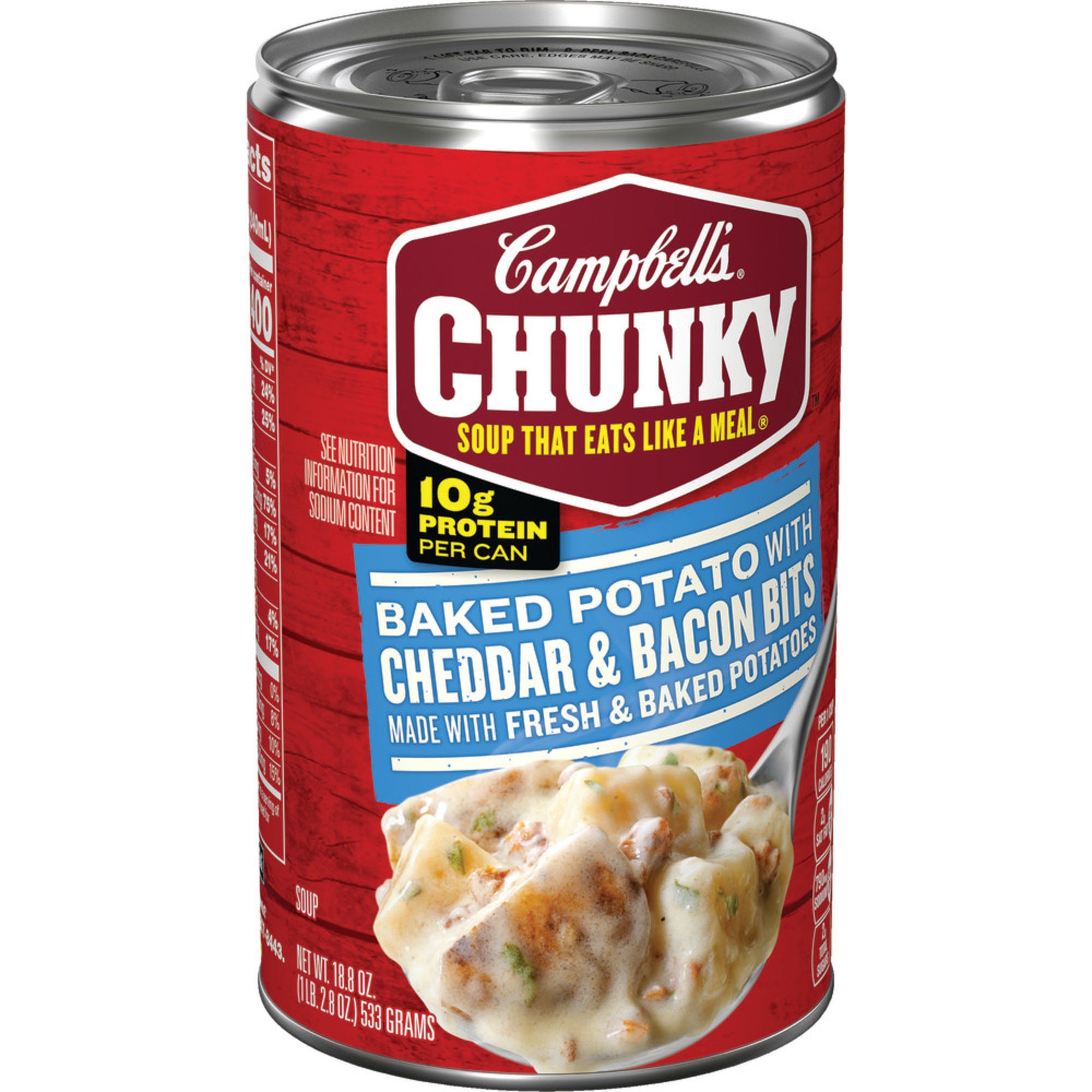 Campbell's Chunky Soup, Baked Potato with Cheddar & Bacon Bits Soup - 18.8 oz