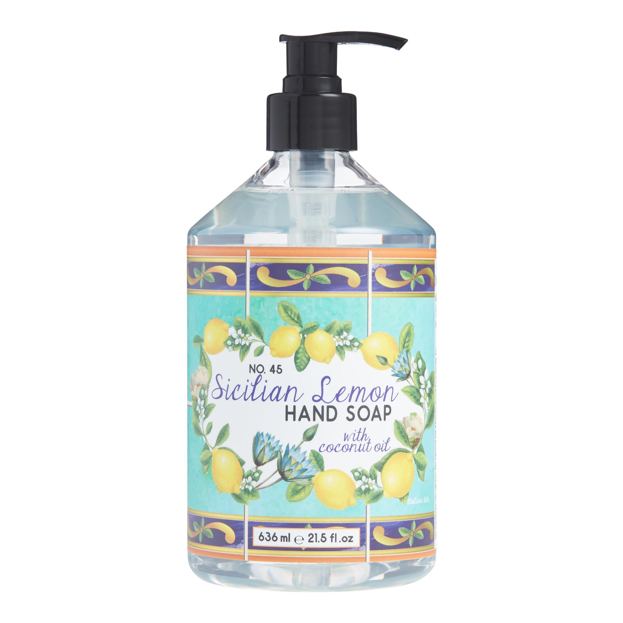 Sicilian Lemon With Coconut Oil Liquid Hand Soap by World Market