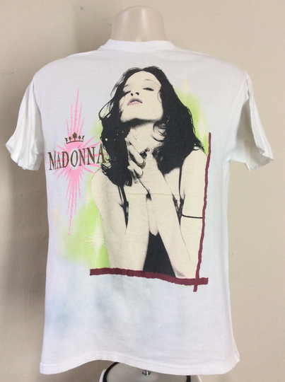 Vtg 1989 Madonna Like A Prayer T-Shirt White M/L 80S Pop Dance Music
