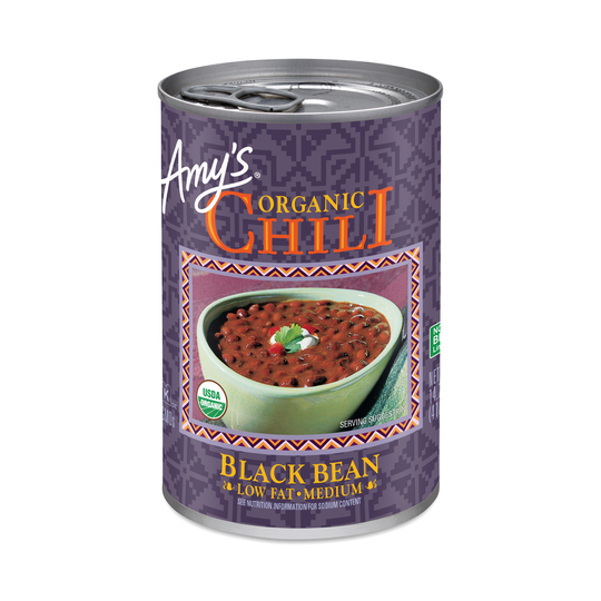 2-Pack Amy's Black Bean Chili 14.7 fl oz can
