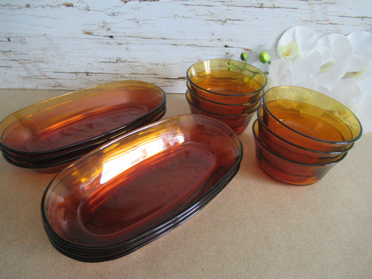 Duralex France Dessert Bowl, Berry Oblong Bowl Corn Serving