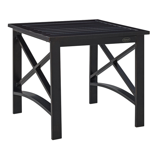Bronze Metal Araceli Outdoor Patio Accent Table by World Market