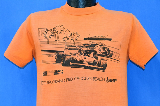 70S Toyota Grand Prix Long Beach Course Control Formula 1 Racing T-Shirt Small