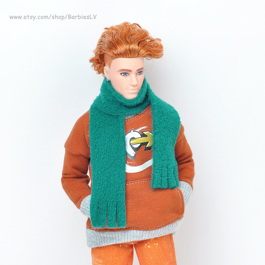 Doll Scarf, Shawl, Winter Clothes Outerwear
