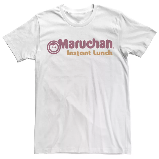 Men's Maruchan Basic Logo Tee, Size: XS, White