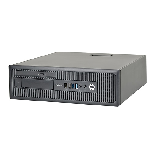 HP 400 G1 Small Form Factor Refurbished Desktop Computer Intel Core i5 Processor, 8GB Memory, 256GB SSD, Win 10