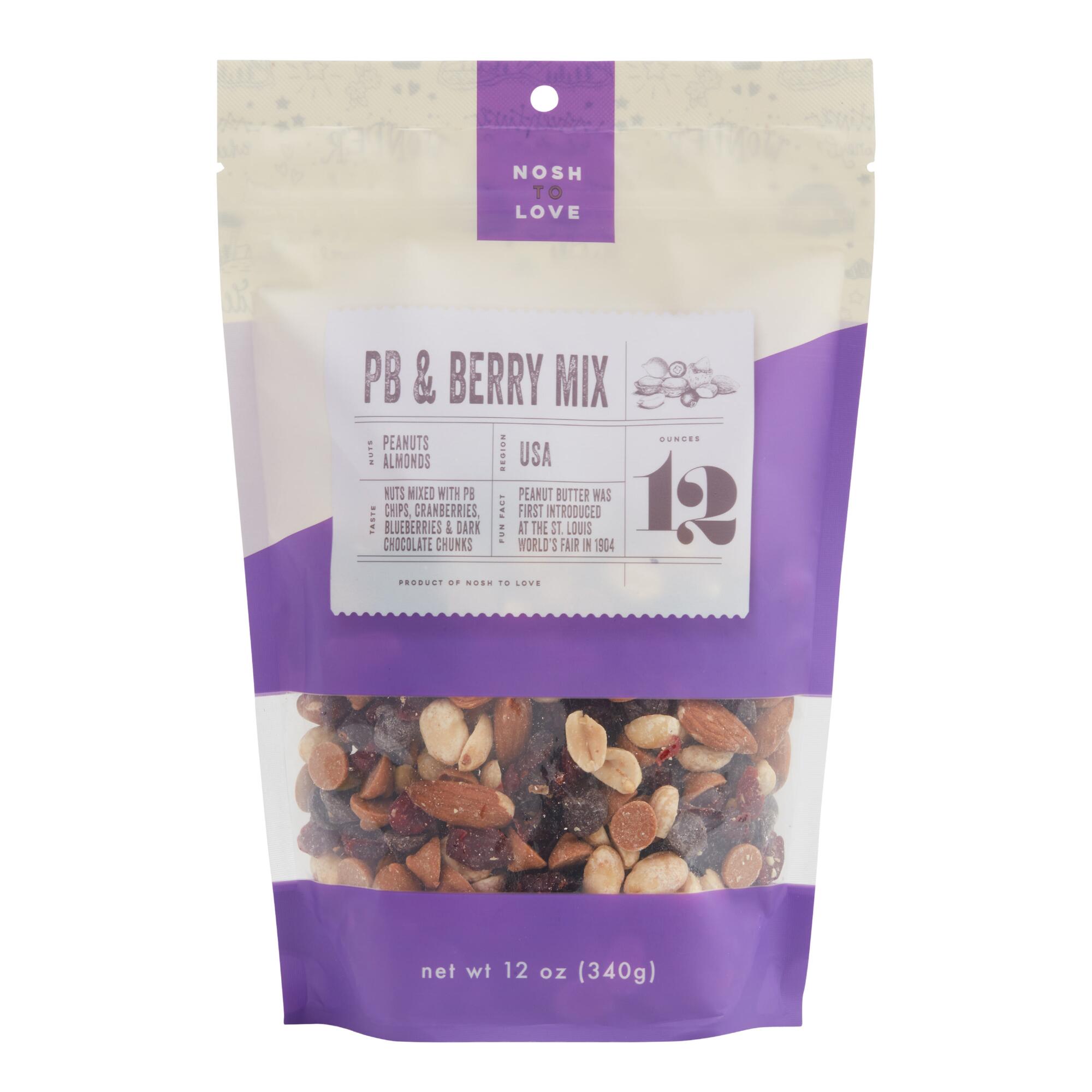 Nosh to Love PB & Berry Snack Mix by World Market