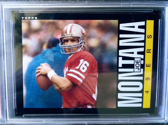1985 Topps Football #157Joe Montana San Francisco 49Ers Psa 8 Nrmt