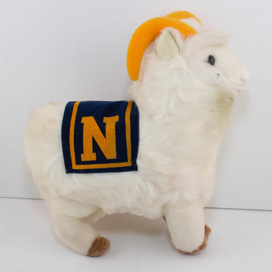 Vintage 1978 U.s. Navy Billy The Goat Plush Stuffed Ram - Dakin