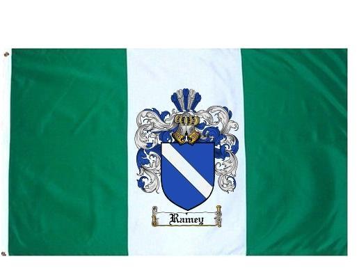 Ramey Coat of Arms Flag / Family Crest Flag