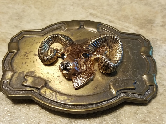 Ram Belt Buckle - Item #4944-20