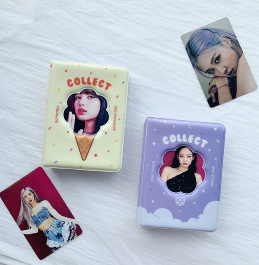 20 Page Kpop Photo Mini Photocard Ice Cream Binder Album For Collecting & Storage