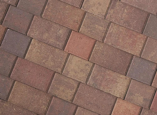 CastleLite Castle Stone 9-in L x 6-in W x 2-in H Sonoma Blend Concrete Paver in Brown | Q020.111.69.E3