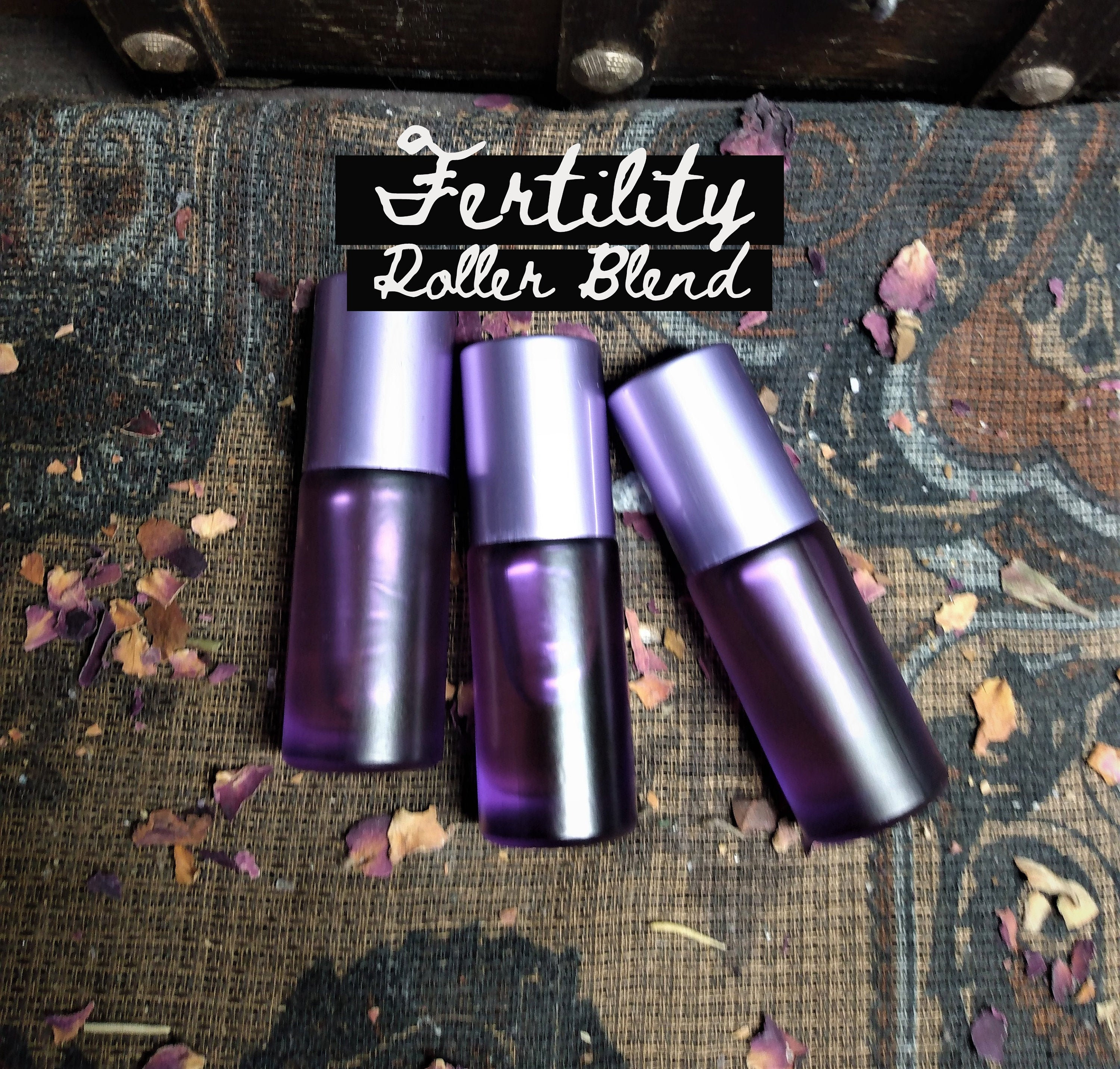 Fertility Roller Blend/Jasmine 5 Or 10 Ml. Purple