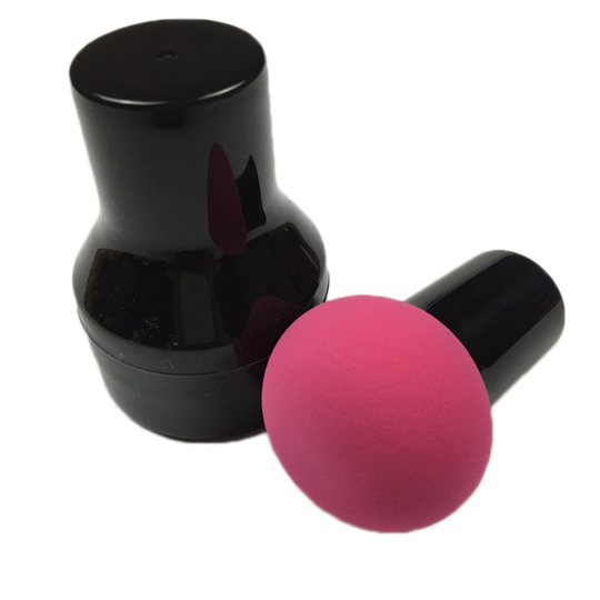 Tousimaii Mushroom Head Shape Blender Foundation Contour Base Powder Puff Makeup Tool - rose red
