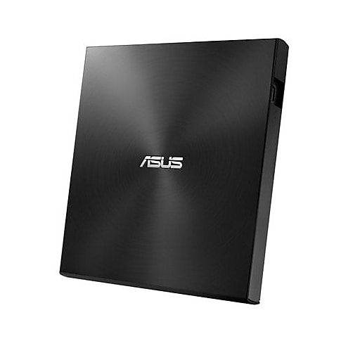 ASUS ZenDrive U7M SDRW-08U7M-U External Ultra Slim DVD Writer, USB 2.0, Black/Silver