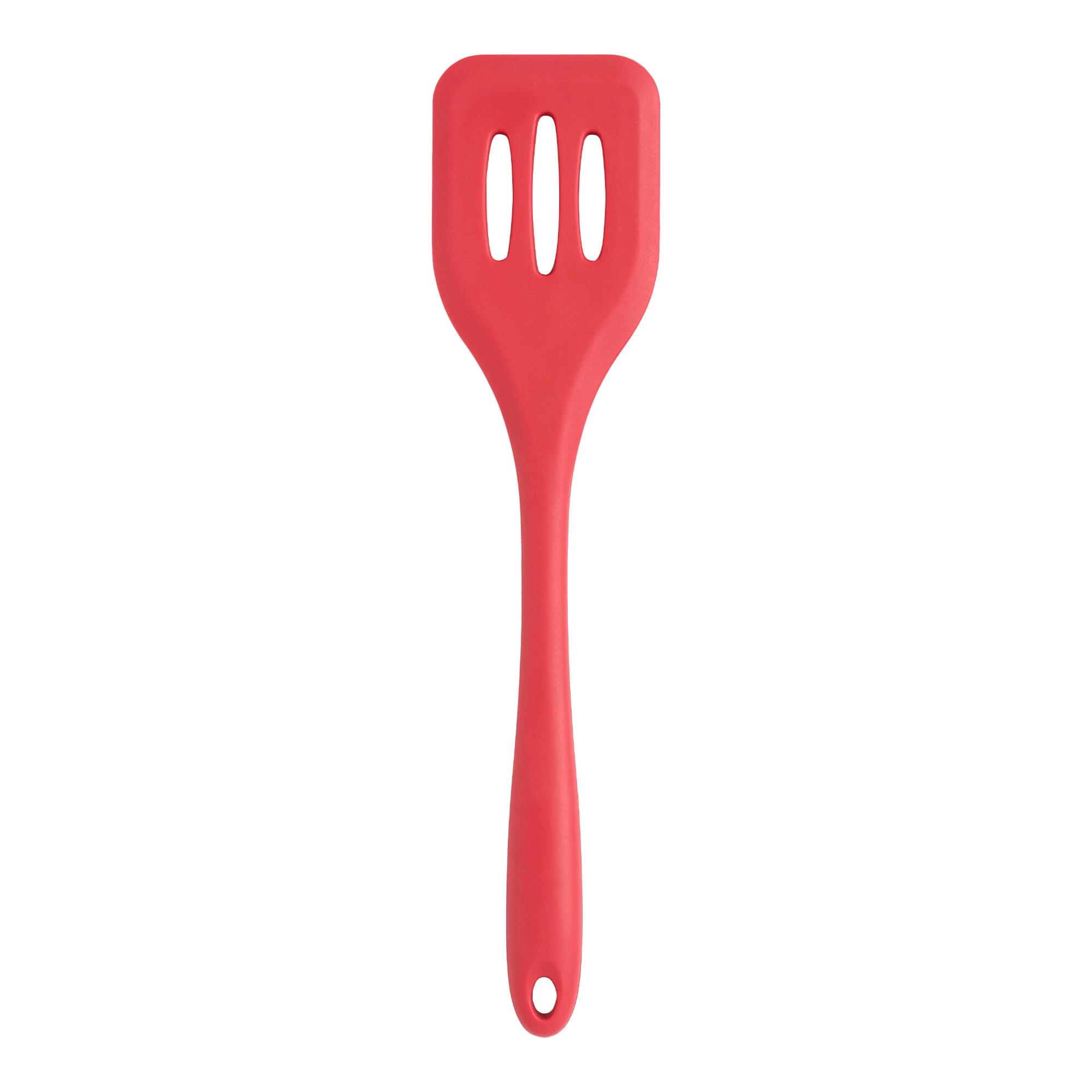 Red Silicone Slotted Turner by World Market