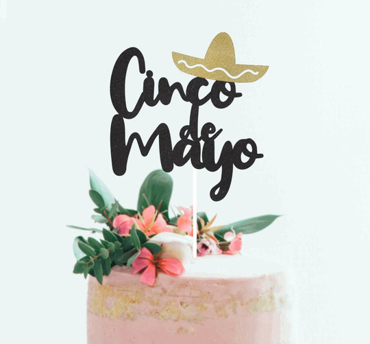 Cinco De Mayo Cake Topper | Party Decor