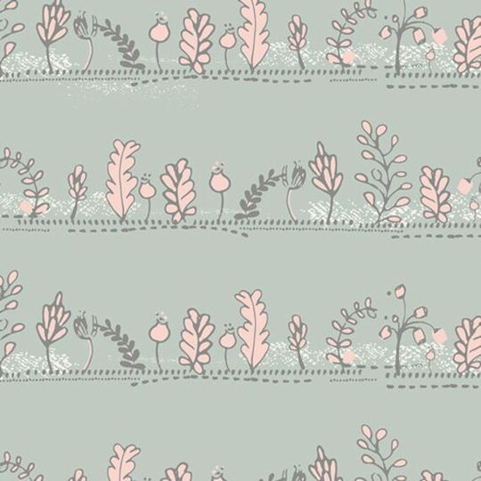 Dulcet Paths Pastel From Heartland By Pat Bravo For Art Gallery Fabrics Fat Quarter Half Yard Or Yardage Floral Cotton Print