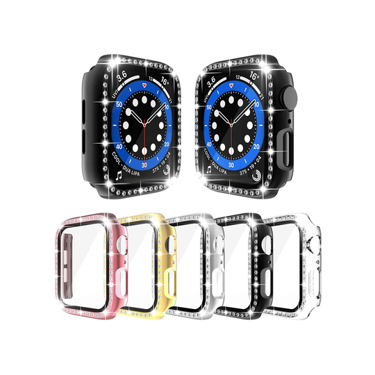 Apple Watch Cover 38mm, Apple Watch Case 40mm, Bumper, Diamond Iwatch Case Gold Case, Bezel Rose