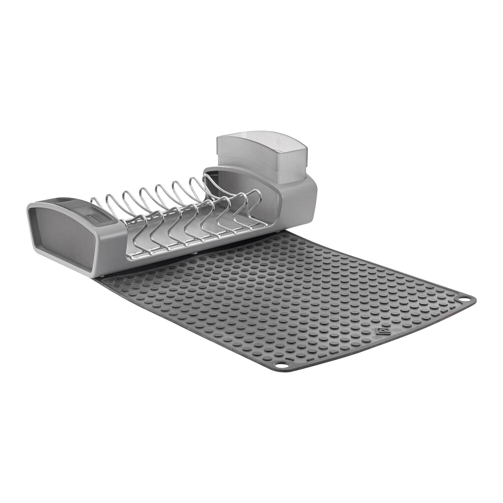 Fold Away Dish Rack: Gray by World Market
