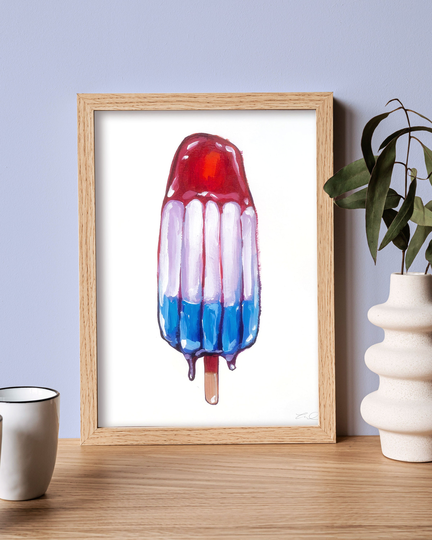 Rocket Pop Print By Laurel Greenfield Art [Food Art, Kitchen Decor]