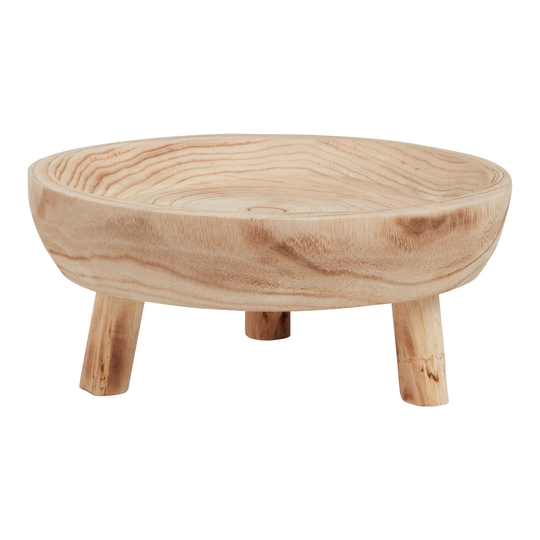 Paulownia Wood Tripod Plant Stand: Natural by World Market