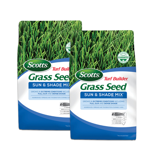 Scotts Turf Builder Sun and Shade 2-Pack 7 lbs. Mixture/Blend Grass Seed | VB02416