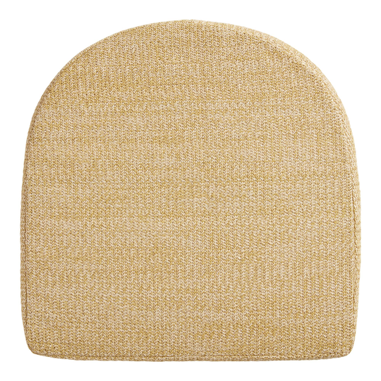 Faux Raffia Gusseted Outdoor Patio Chair Cushion by World Market