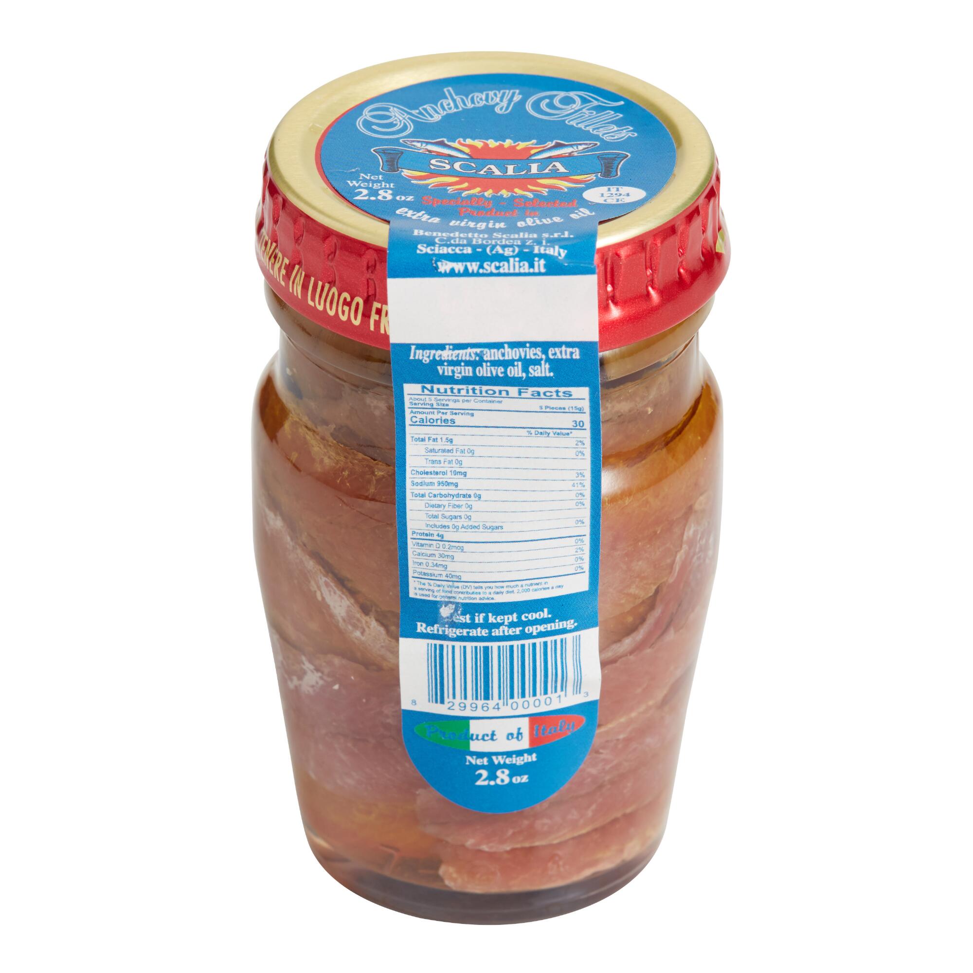 Scalia Anchovy Fillets in Extra Virgin Olive Oil by World Market
