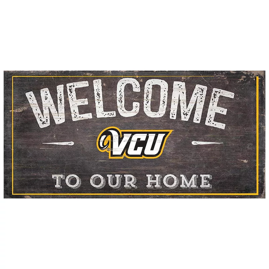 VCU Rams Welcome Sign Wall Art, Multicolor