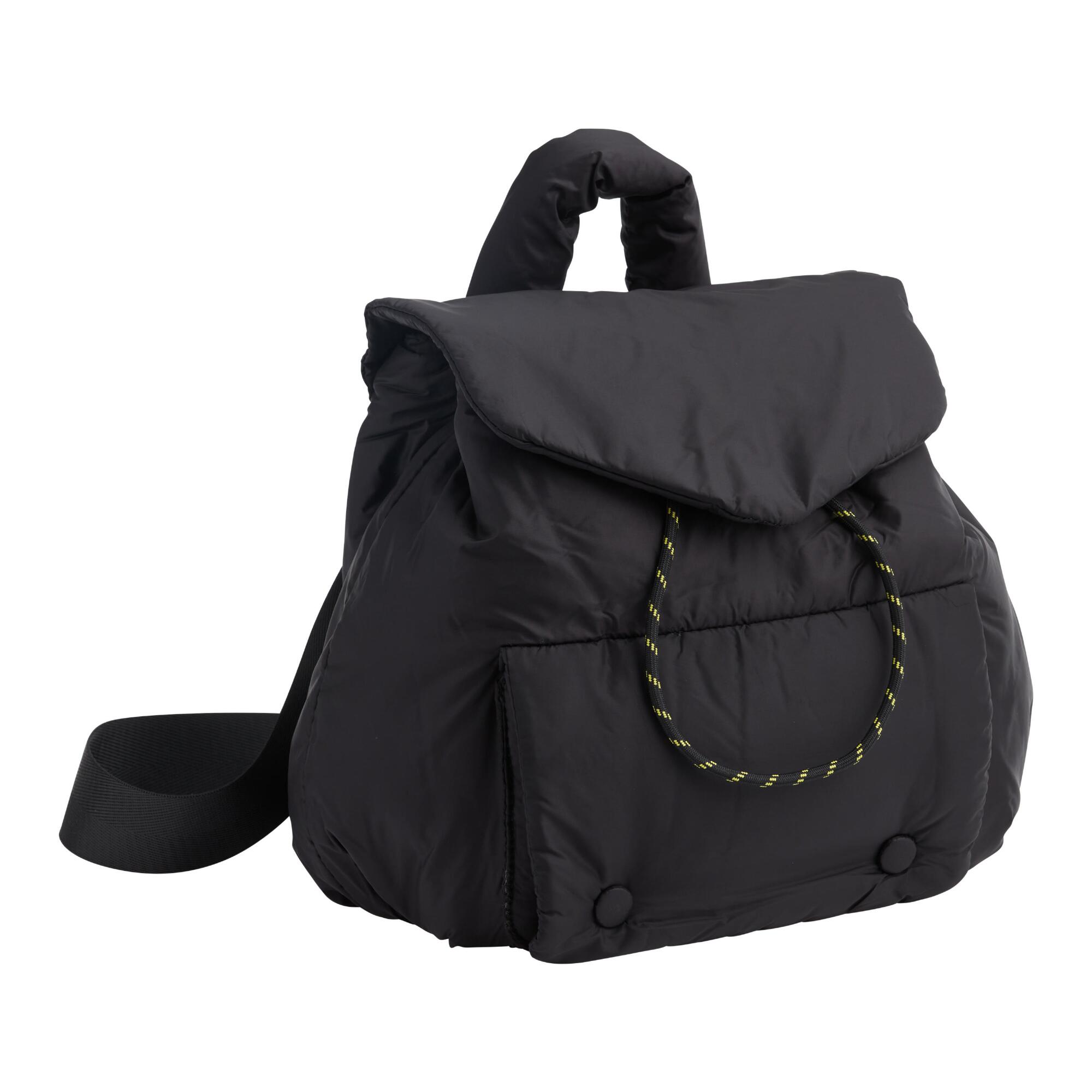 Black Puffer Backpack - Nylon by World Market