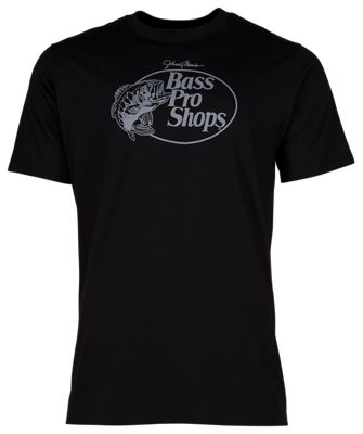 Bass Pro Shops Tri-Blend Logo Short-Sleeve T-Shirt for Men - Black - 3XL