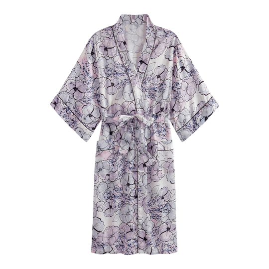 Lavender Blue Floral Chloe Robe by World Market