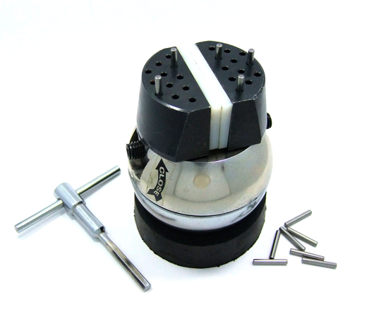 3 Inch Engraving Block With Rubber Base 12 Pins