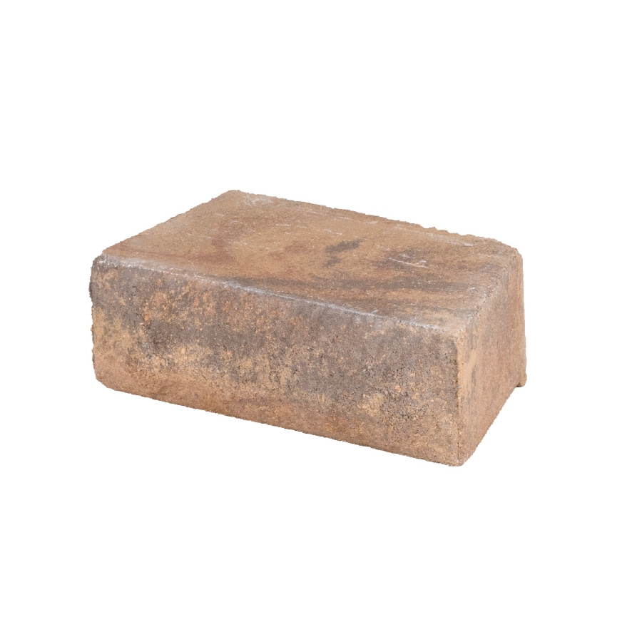 Lowe's Chiselwall 12-in L x 4-in H x 7-in D Autumn Blend Retaining Wall Block in Red | 30535