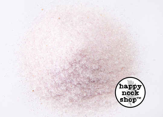 Crushed Rose Quartz Crystal Chips & Glitter Blend, 3 Ounces Super Fine Rough Healing Gemstone Sparkle Mix, New Age Raw Diy Orgonite Supply